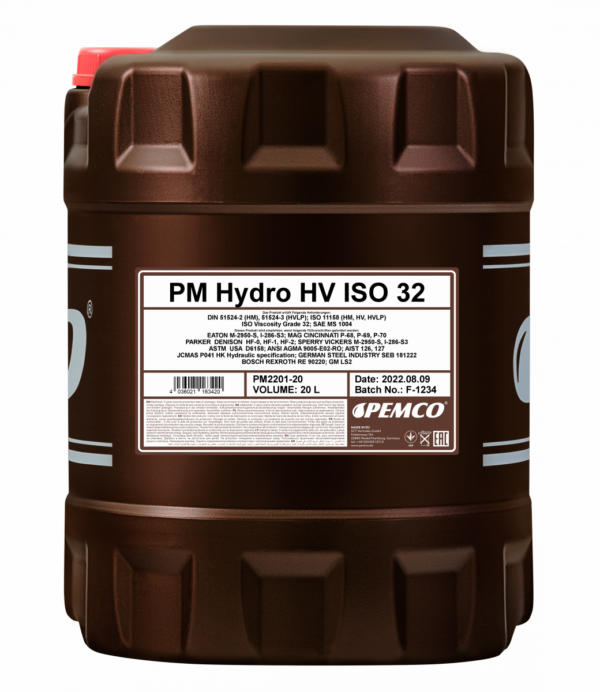 Pemco Hydro HV ISO 32 hydrauliöljy 208L - Image 4