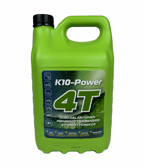 K-10 Power 4T pienmoottoribensiini